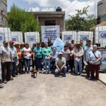 JAPAM entrega 20 contenedores a familias de La Llave para garantizar el acceso al agua